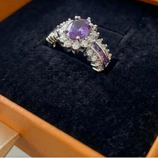 Amethyne Twilight Crown Ring