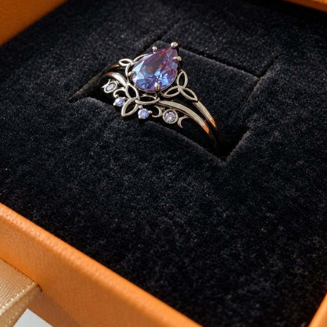 Amethyst Layers Ring