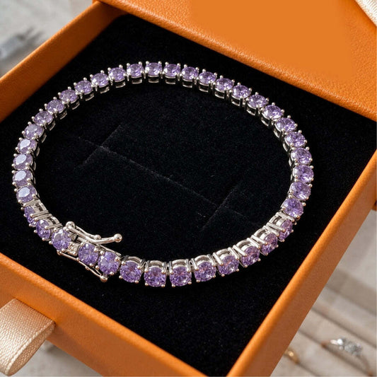 Amethyst Tennis Bracelet