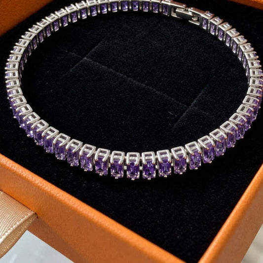 Amethyst Vertéa Tennis Bracelet